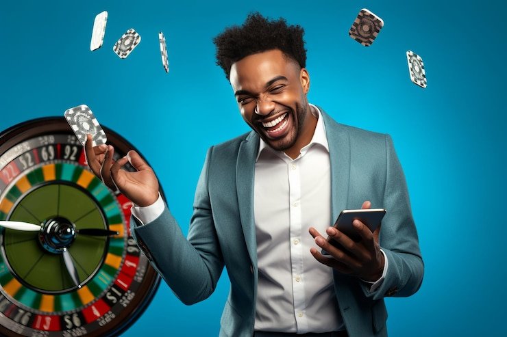 Pengguna memeriksa pembayaran dari mobile